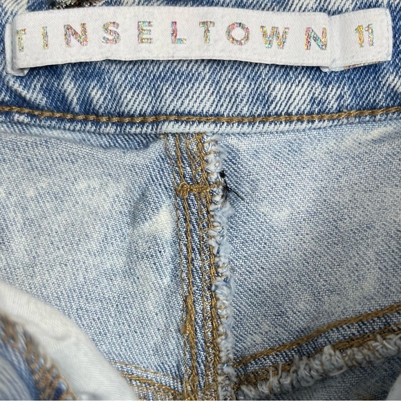 Tinseltown Jeans Tinseltown Butterfly Deconstructed Mom Jeans Size
